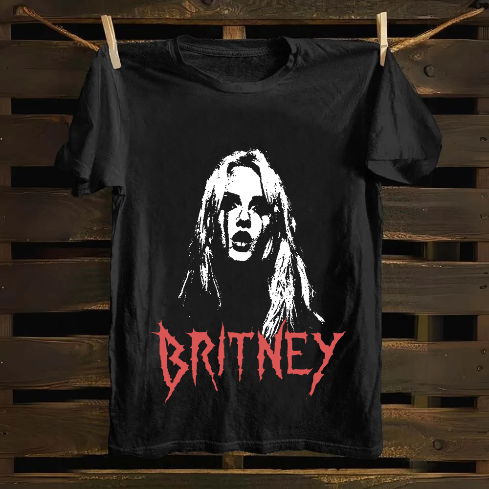 Britney Singer Cotton T-Shirt