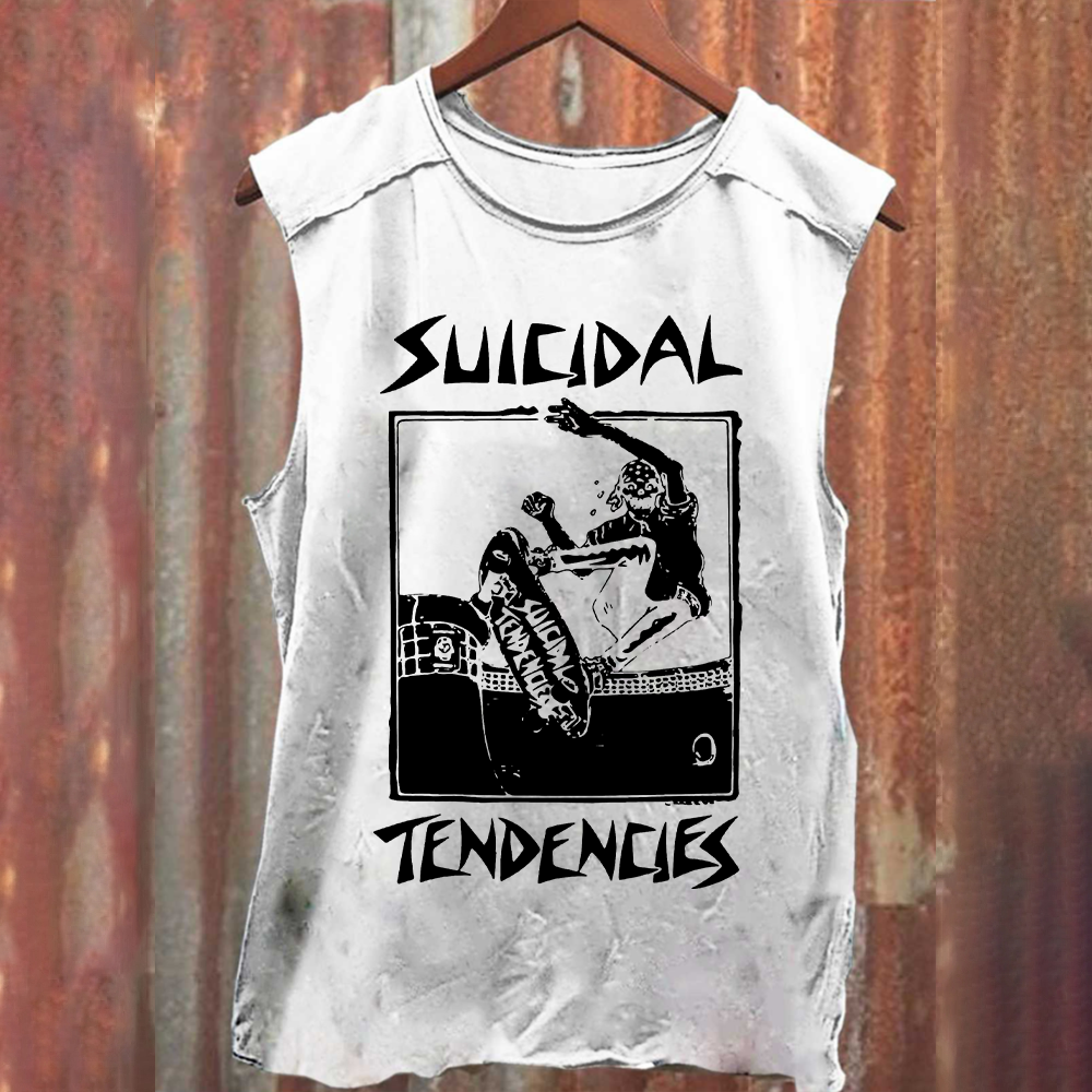 Suicidal Tendencies Band Vintage Washed Tank Top