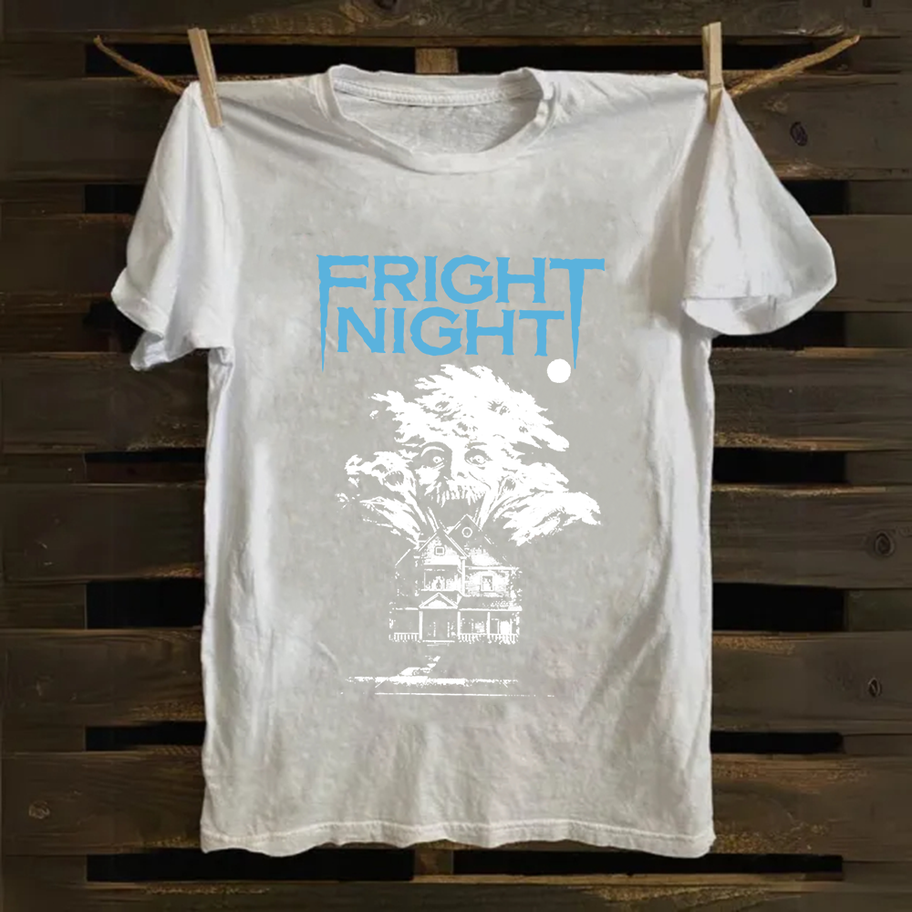 Unisex Vintage Fright Night Cotton T-Shirt
