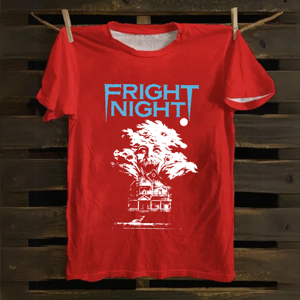 Unisex Vintage Fright Night Cotton T-Shirt