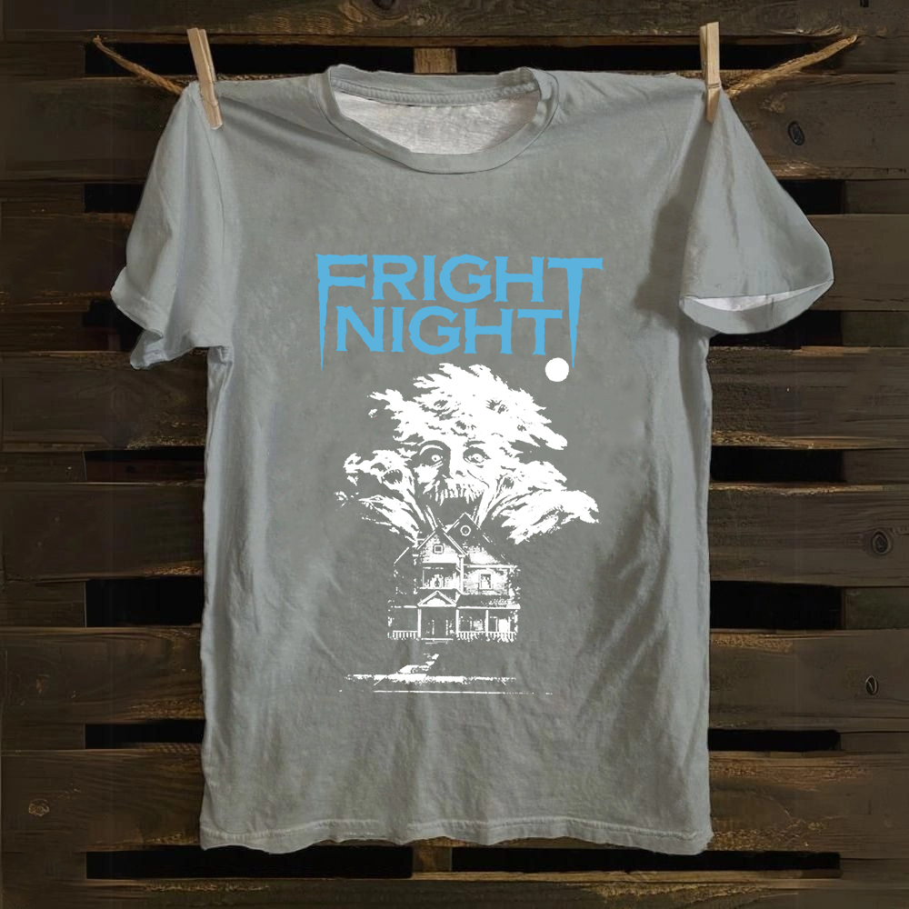 Unisex Vintage Fright Night Cotton T-Shirt