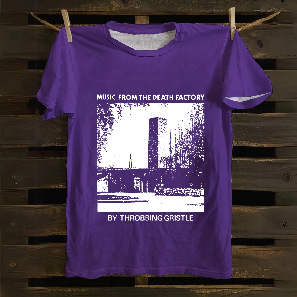 Music From The Death Factory - Throbbing Gristle Band Cotton T-Shirt