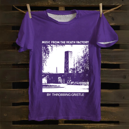 Music From The Death Factory - Throbbing Gristle Band Cotton T-Shirt