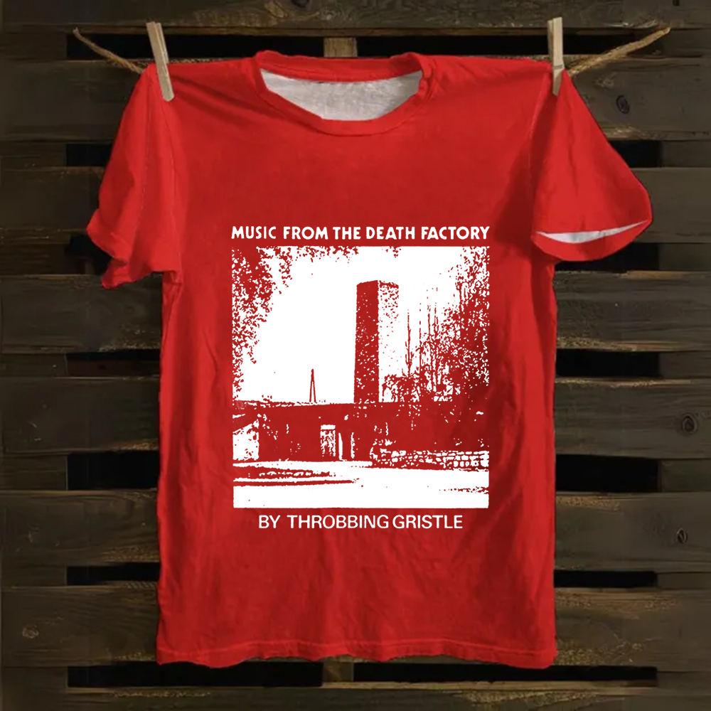Music From The Death Factory - Throbbing Gristle Band Cotton T-Shirt