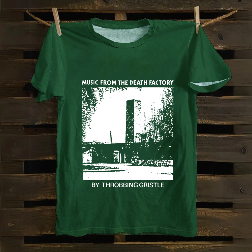 Music From The Death Factory - Throbbing Gristle Band Cotton T-Shirt
