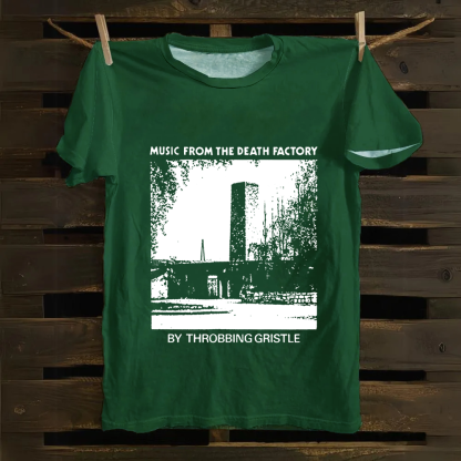 Music From The Death Factory - Throbbing Gristle Band Cotton T-Shirt