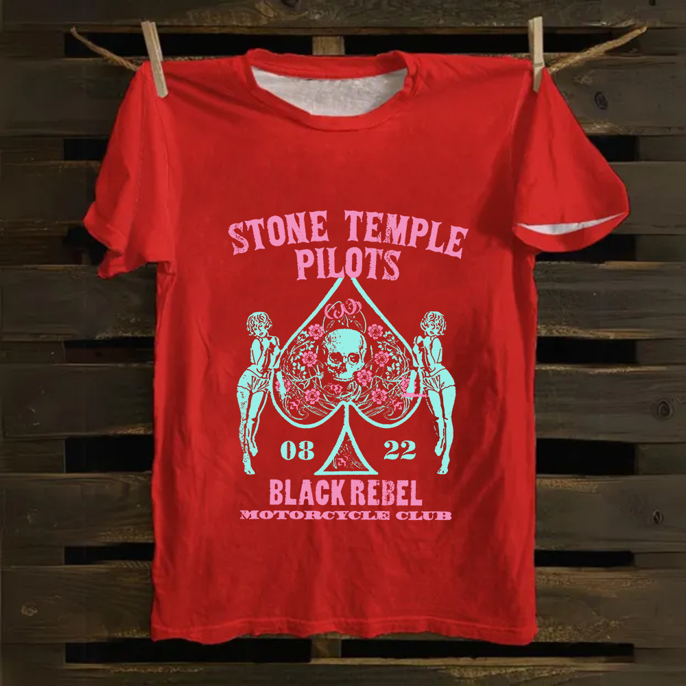 Stone Temple Pilots Band Cotton T-Shirt