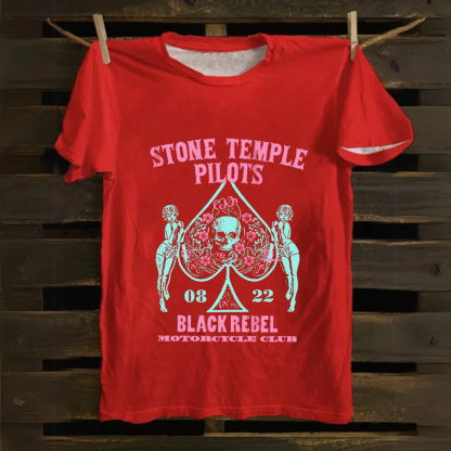 Stone Temple Pilots Band Cotton T-Shirt