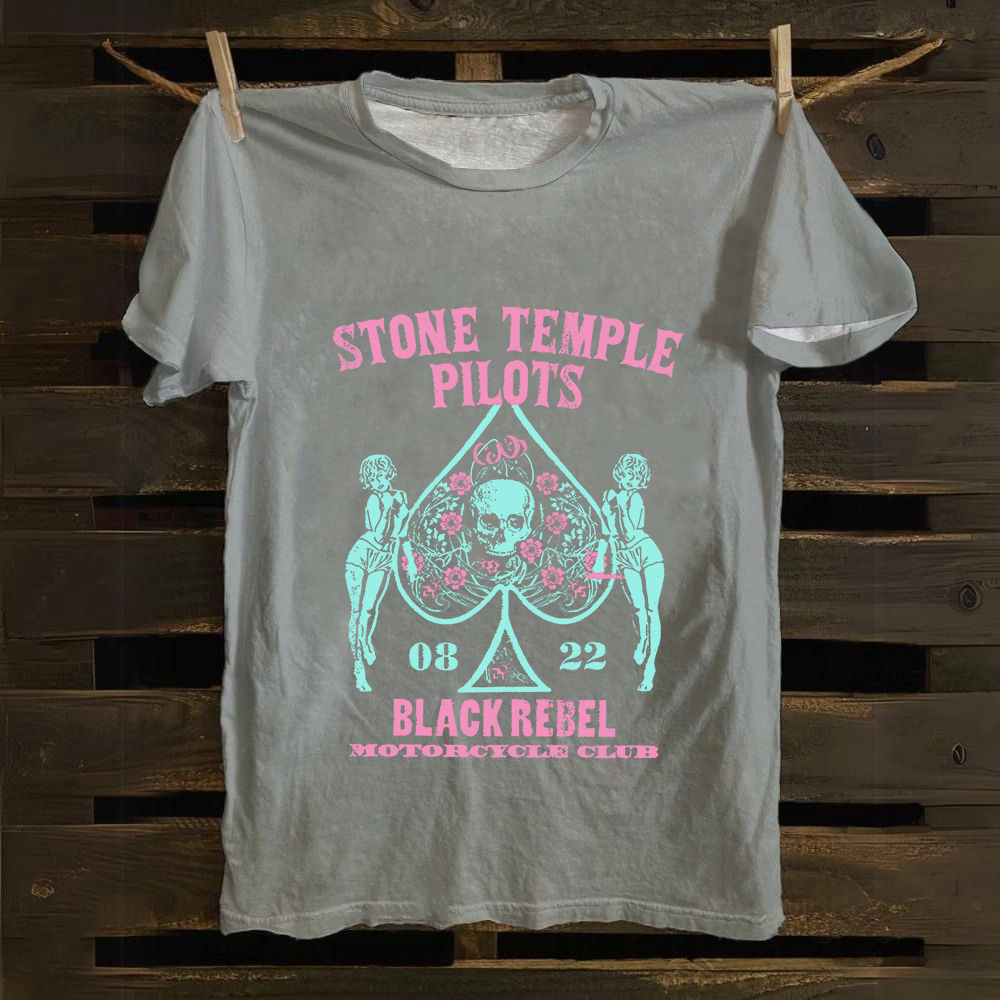 Stone Temple Pilots Band Cotton T-Shirt