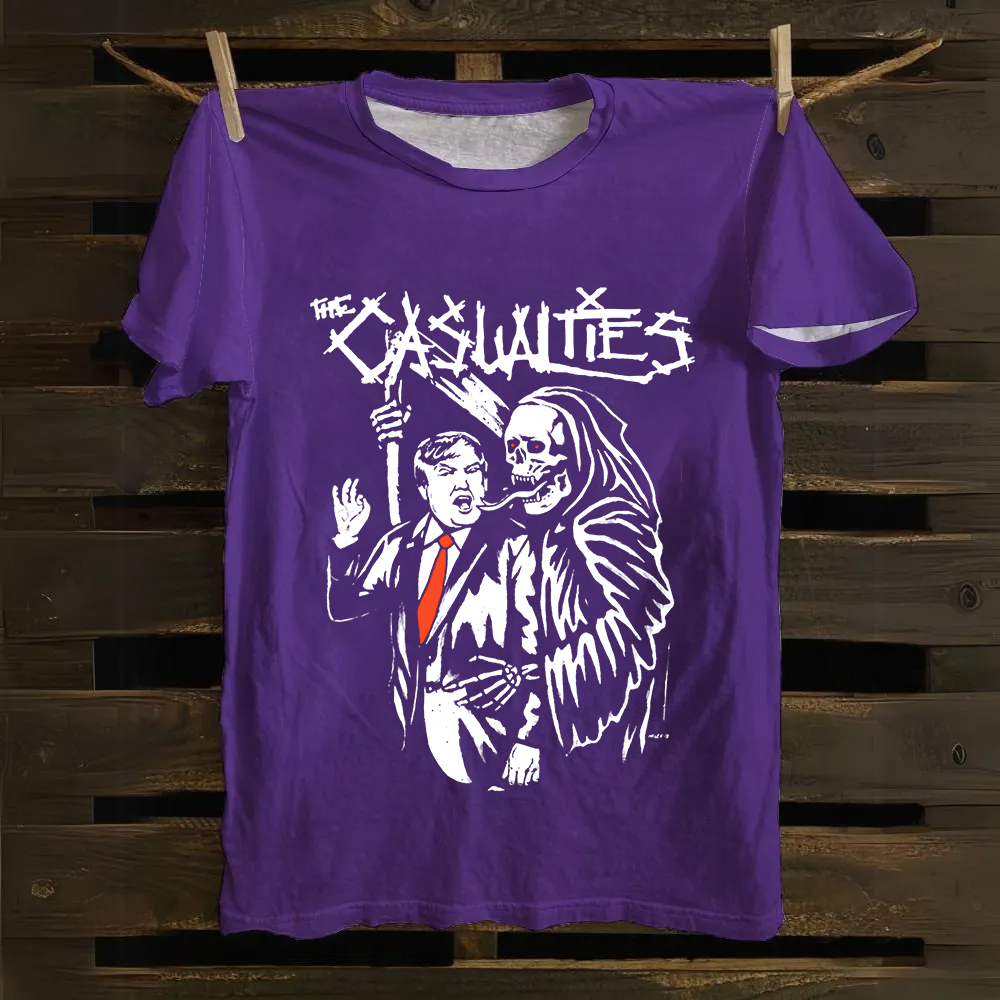 Unisex Vintage Punk Cotton T-Shirt