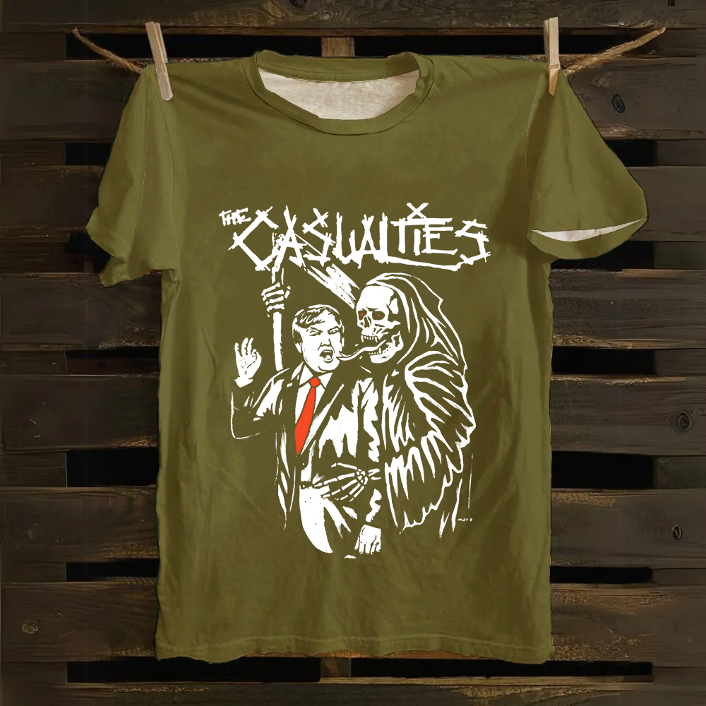 Unisex Vintage Punk Cotton T-Shirt