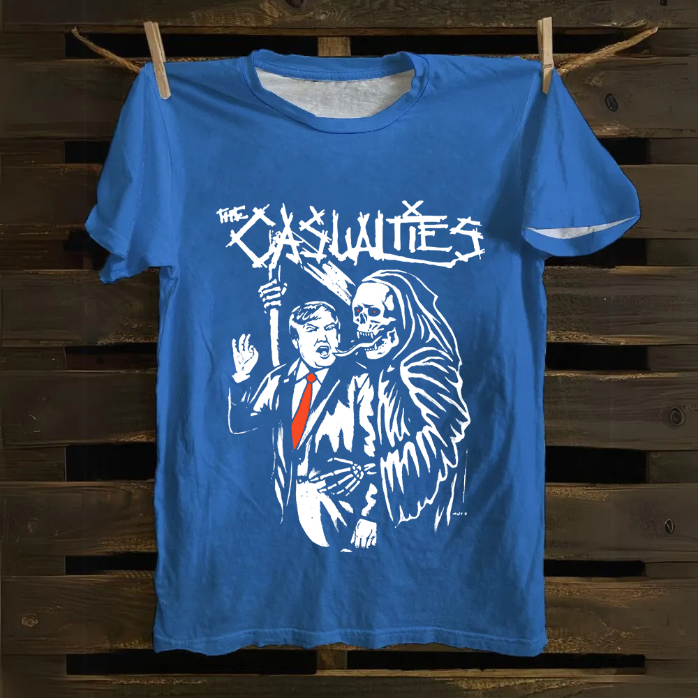 Unisex Vintage Punk Cotton T-Shirt