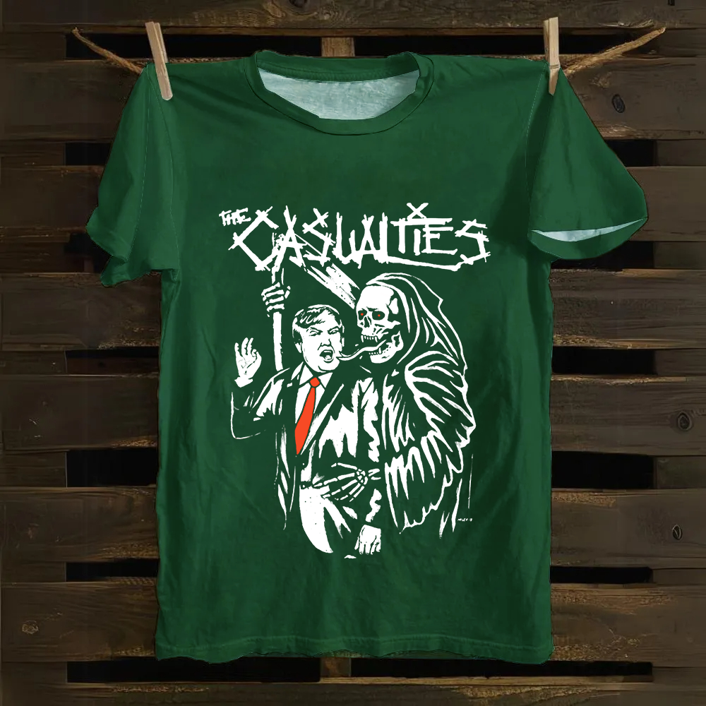 Unisex Vintage Punk Cotton T-Shirt