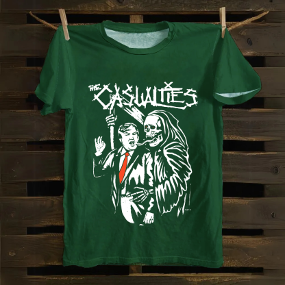 Unisex Vintage Punk Cotton T-Shirt