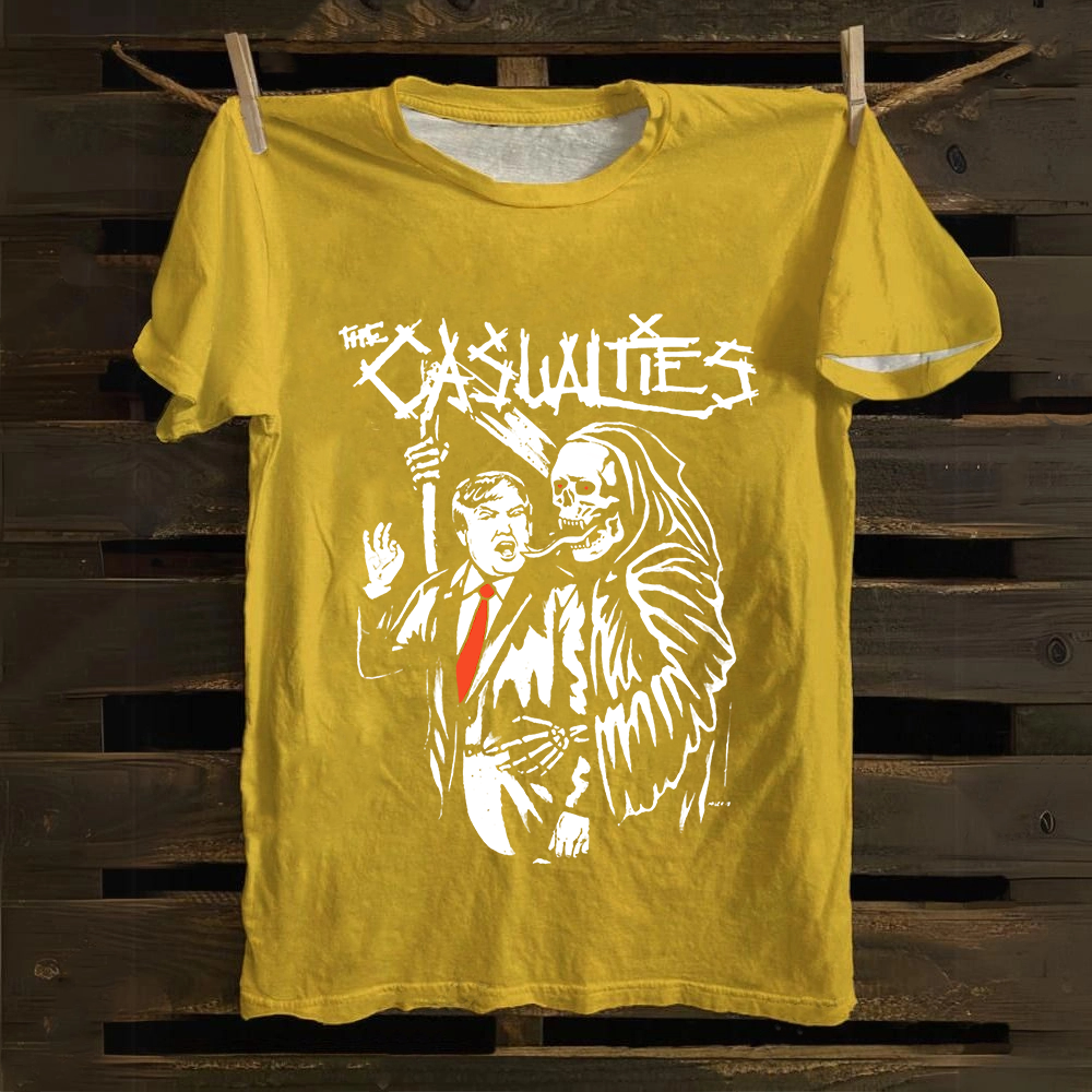 Unisex Vintage Punk Cotton T-Shirt