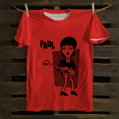 Paul McCartney Musicians Cotton T-Shirt