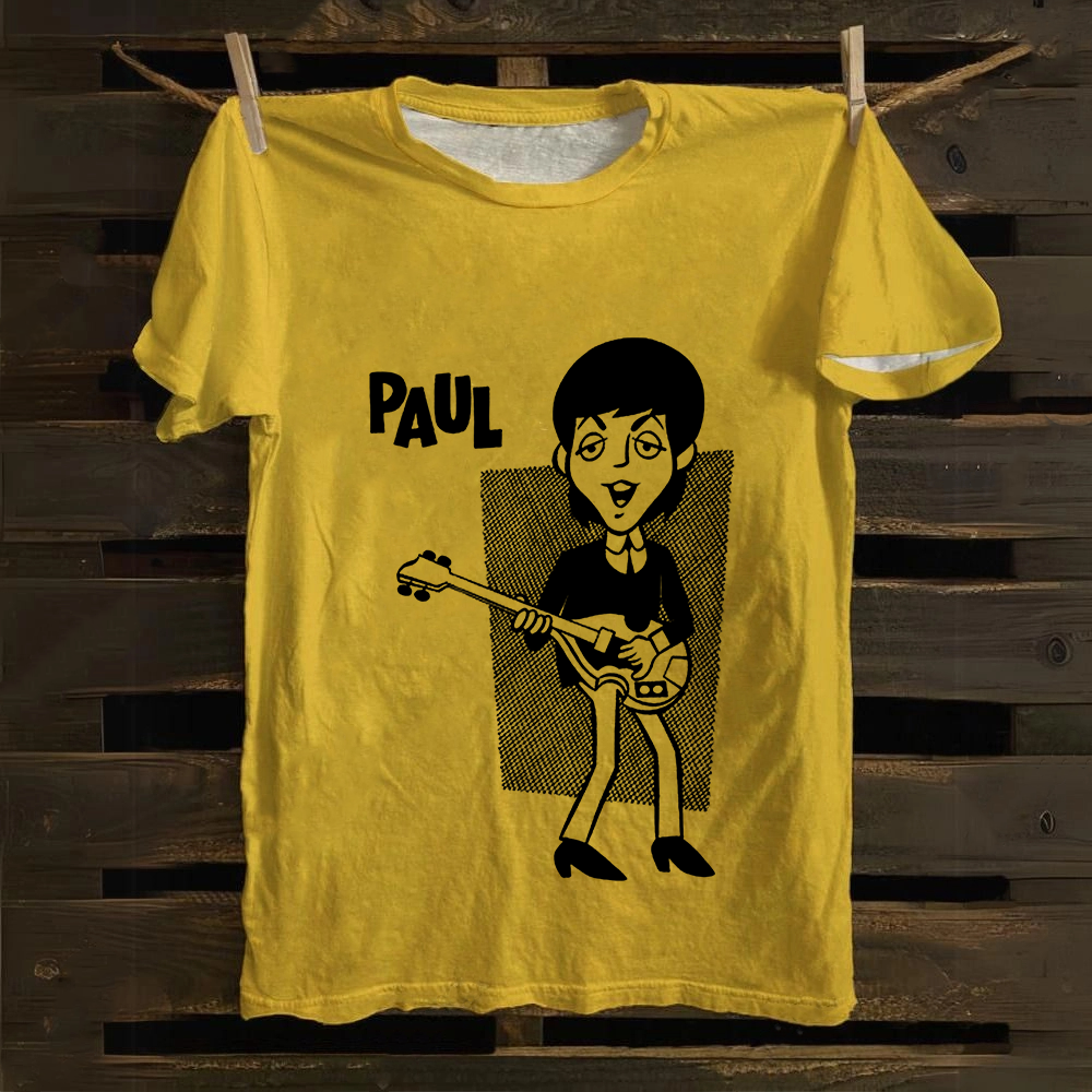 Paul McCartney Musicians Cotton T-Shirt