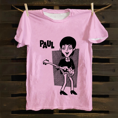 Paul McCartney Musicians Cotton T-Shirt