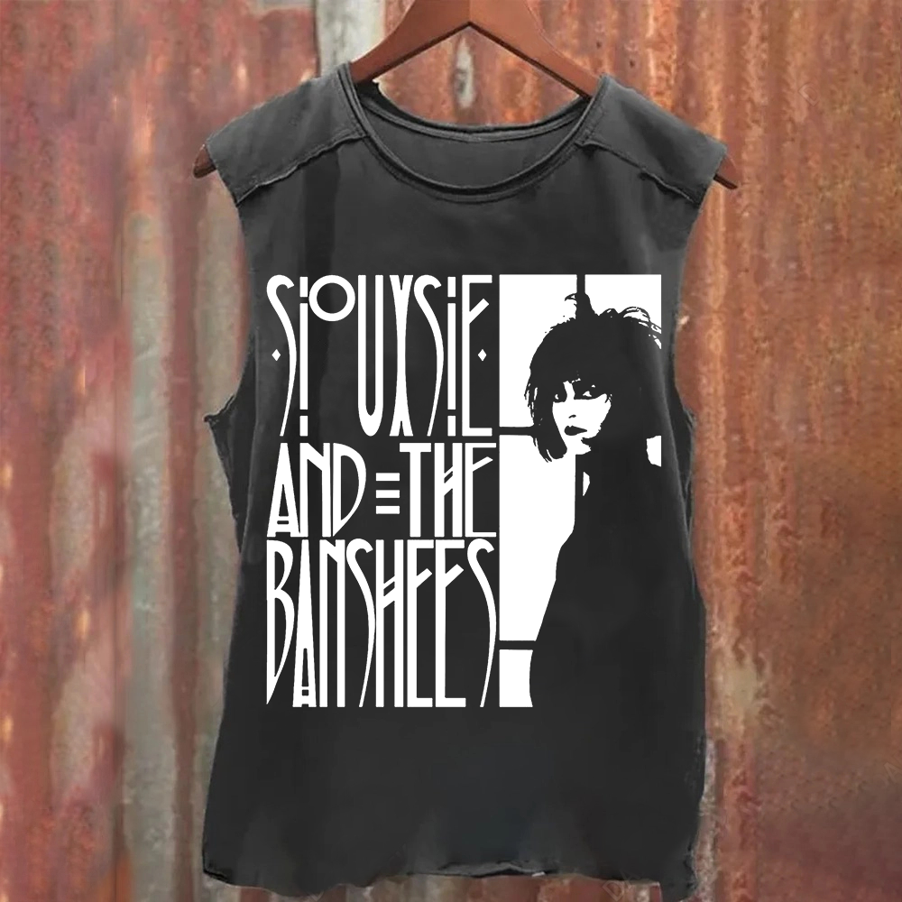 Unisex Vintage Washed Siouxsie and the Banshees Tank Top