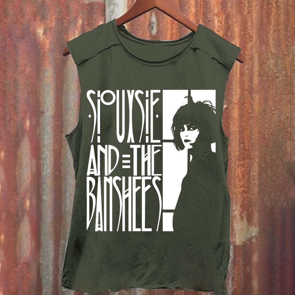 Unisex Vintage Washed Siouxsie and the Banshees Tank Top