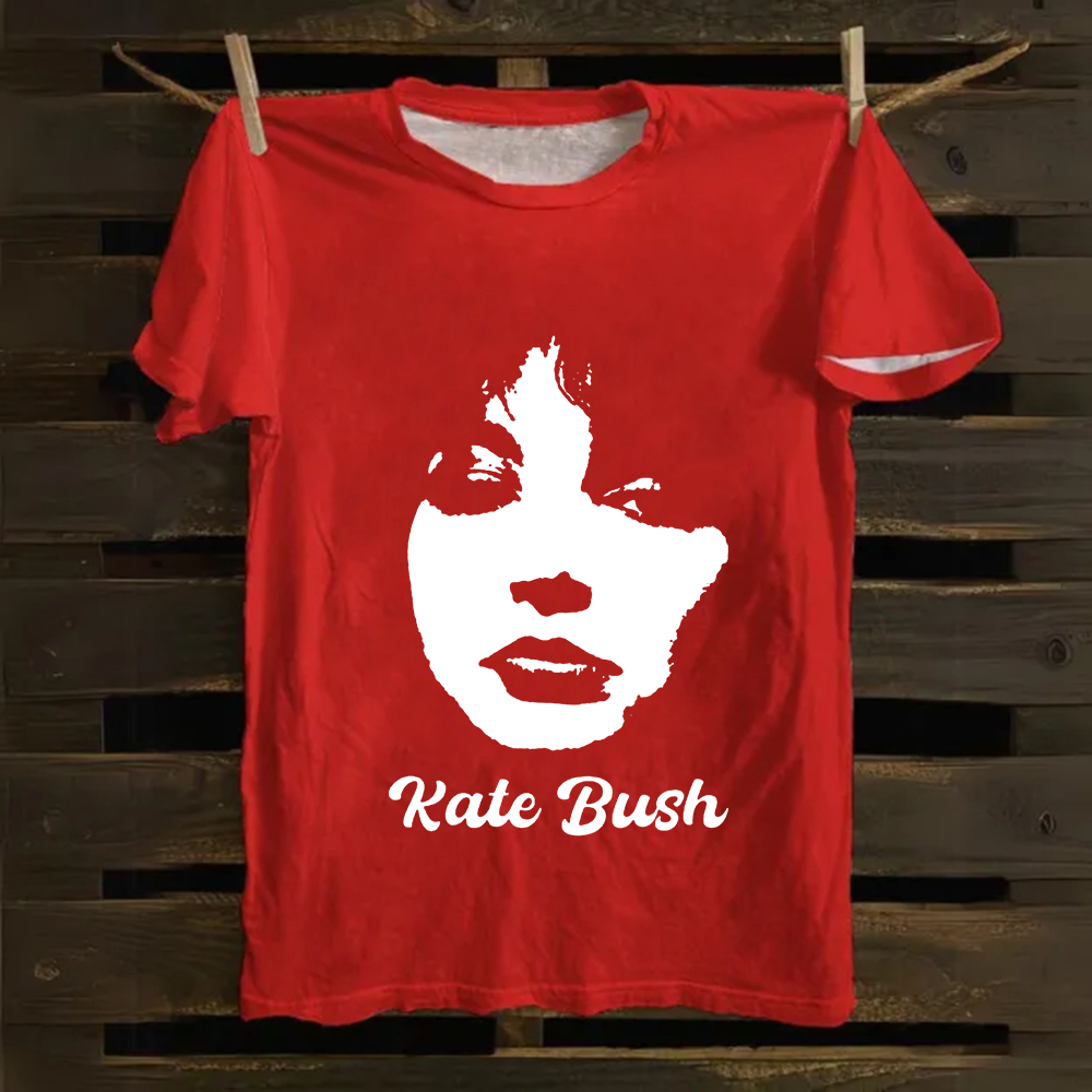 Unisex Vintage Kate Bush Singer Vintage Cotton T-Shirt