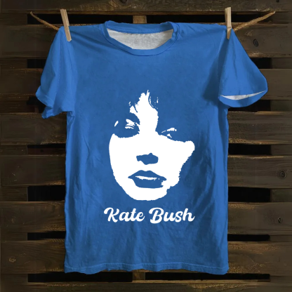 Unisex Vintage Kate Bush Singer Vintage Cotton T-Shirt