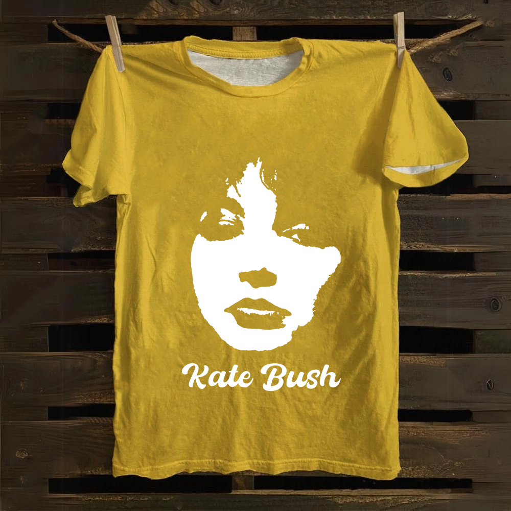 Unisex Vintage Kate Bush Singer Vintage Cotton T-Shirt