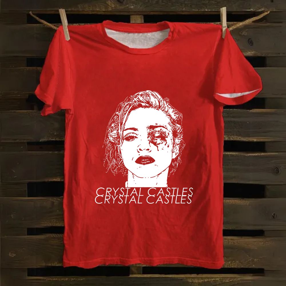 Crystal Castles Band Cotton T-Shirt