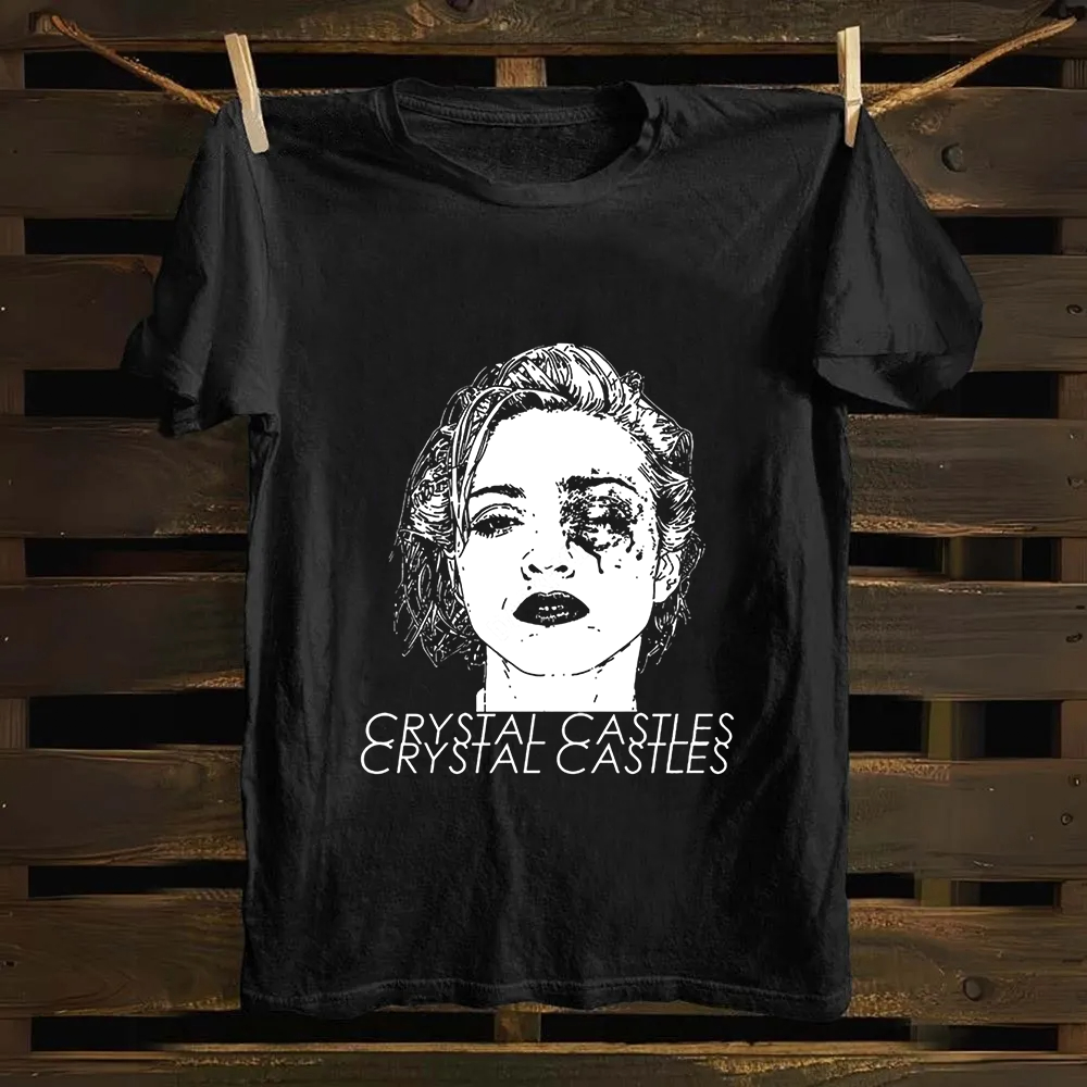 Crystal Castles Band Cotton T-Shirt