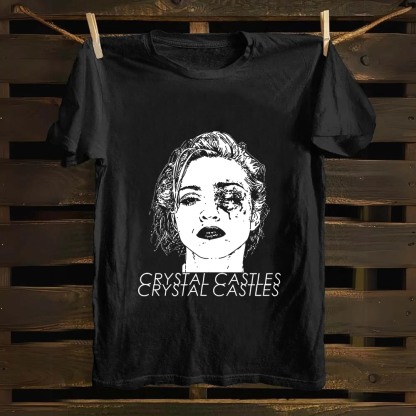 Crystal Castles Band Cotton T-Shirt