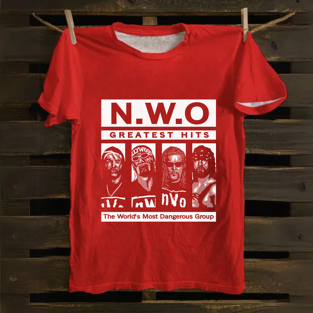 WCW NWO - Classic New World Order Cotton T-Shirt