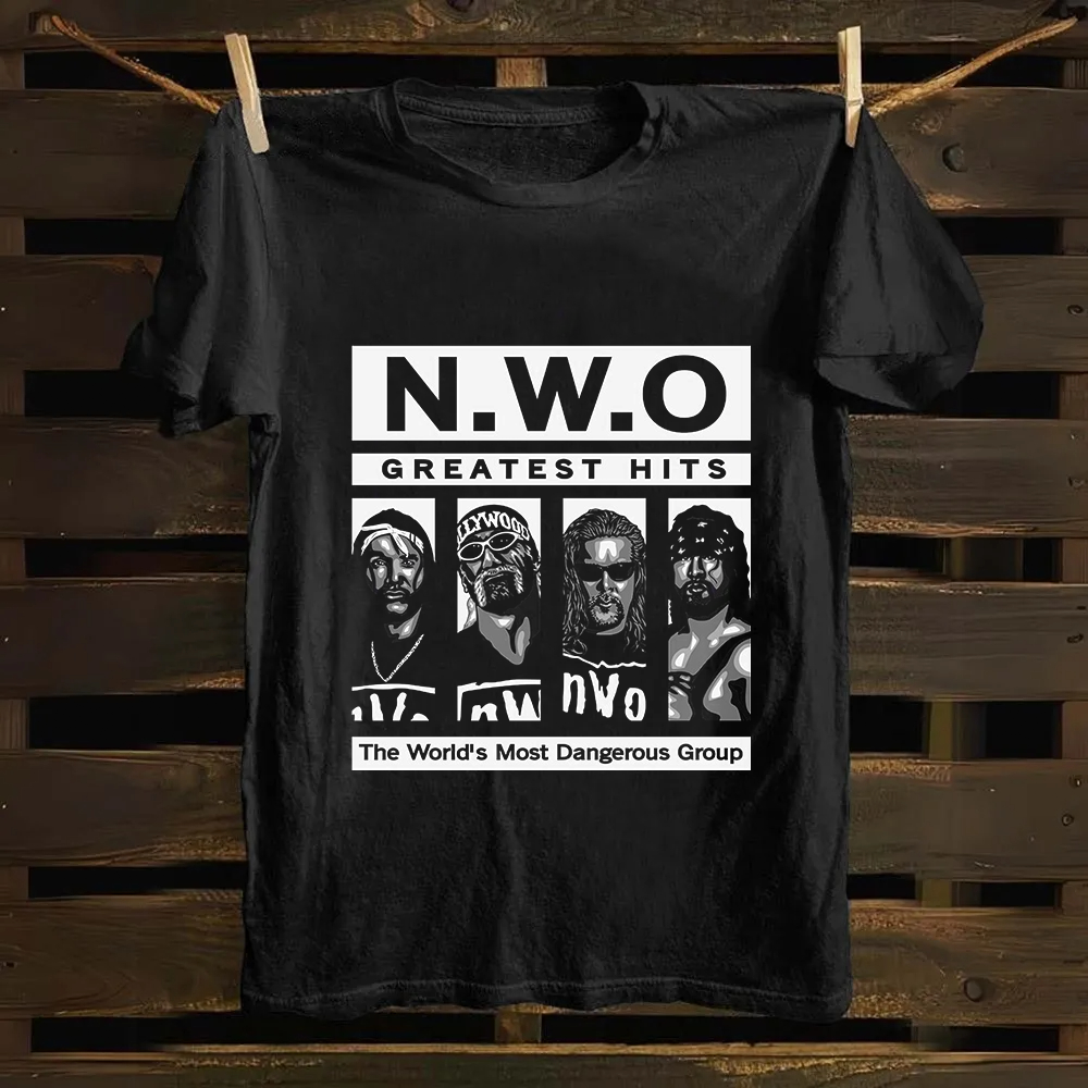WCW NWO - Classic New World Order Cotton T-Shirt
