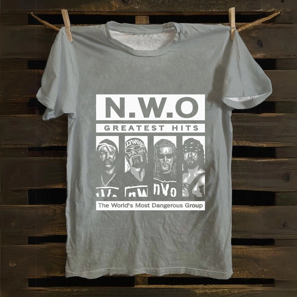 WCW NWO - Classic New World Order Cotton T-Shirt