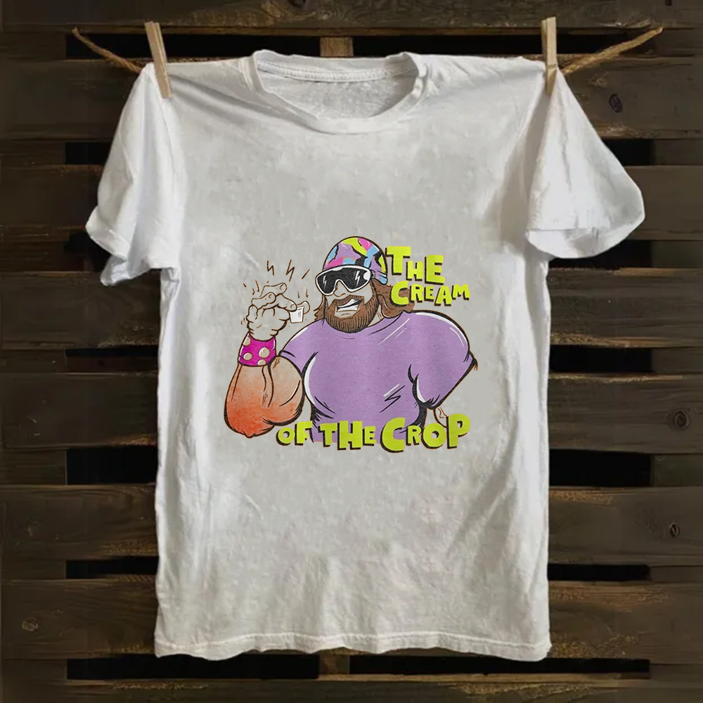 WWE Macho Man-Randy Savage Casual Printed Cotton T-Shirt