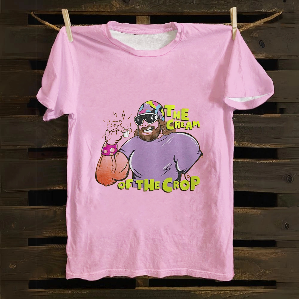 WWE Macho Man-Randy Savage Casual Printed Cotton T-Shirt