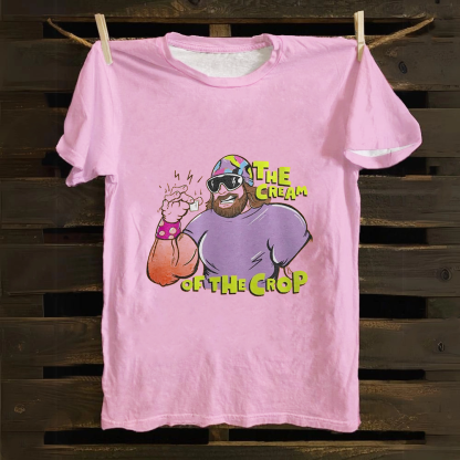 WWE Macho Man-Randy Savage Casual Printed Cotton T-Shirt