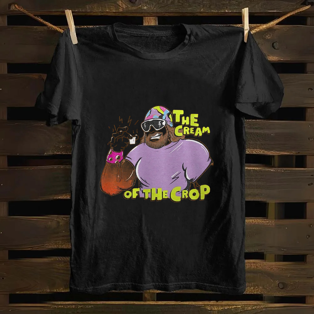 WWE Macho Man-Randy Savage Casual Printed Cotton T-Shirt