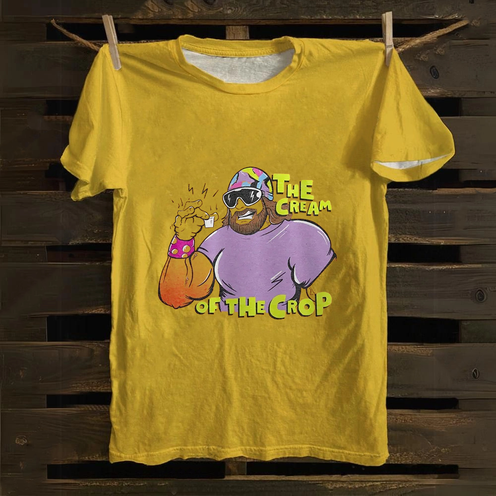 WWE Macho Man-Randy Savage Casual Printed Cotton T-Shirt