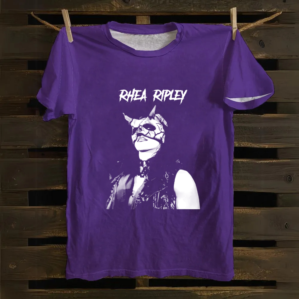 WWE Rhea Ripley The Mask Cotton T-Shirt