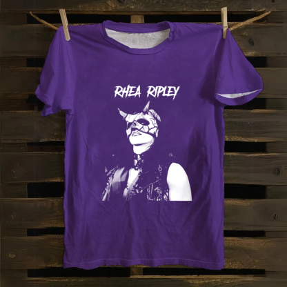 WWE Rhea Ripley The Mask Cotton T-Shirt