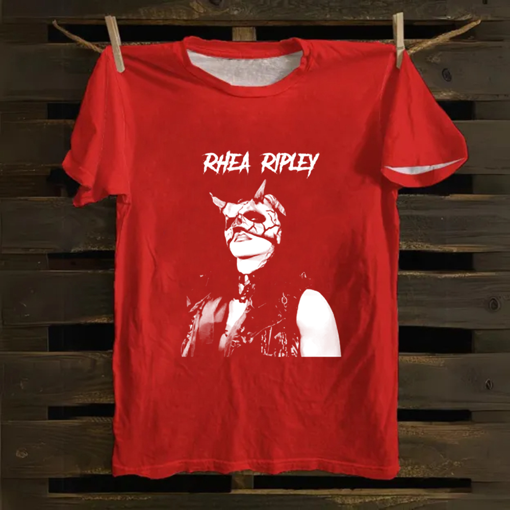 WWE Rhea Ripley The Mask Cotton T-Shirt