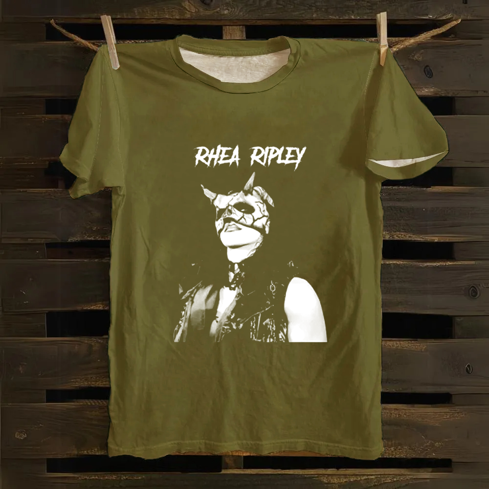 WWE Rhea Ripley The Mask Cotton T-Shirt