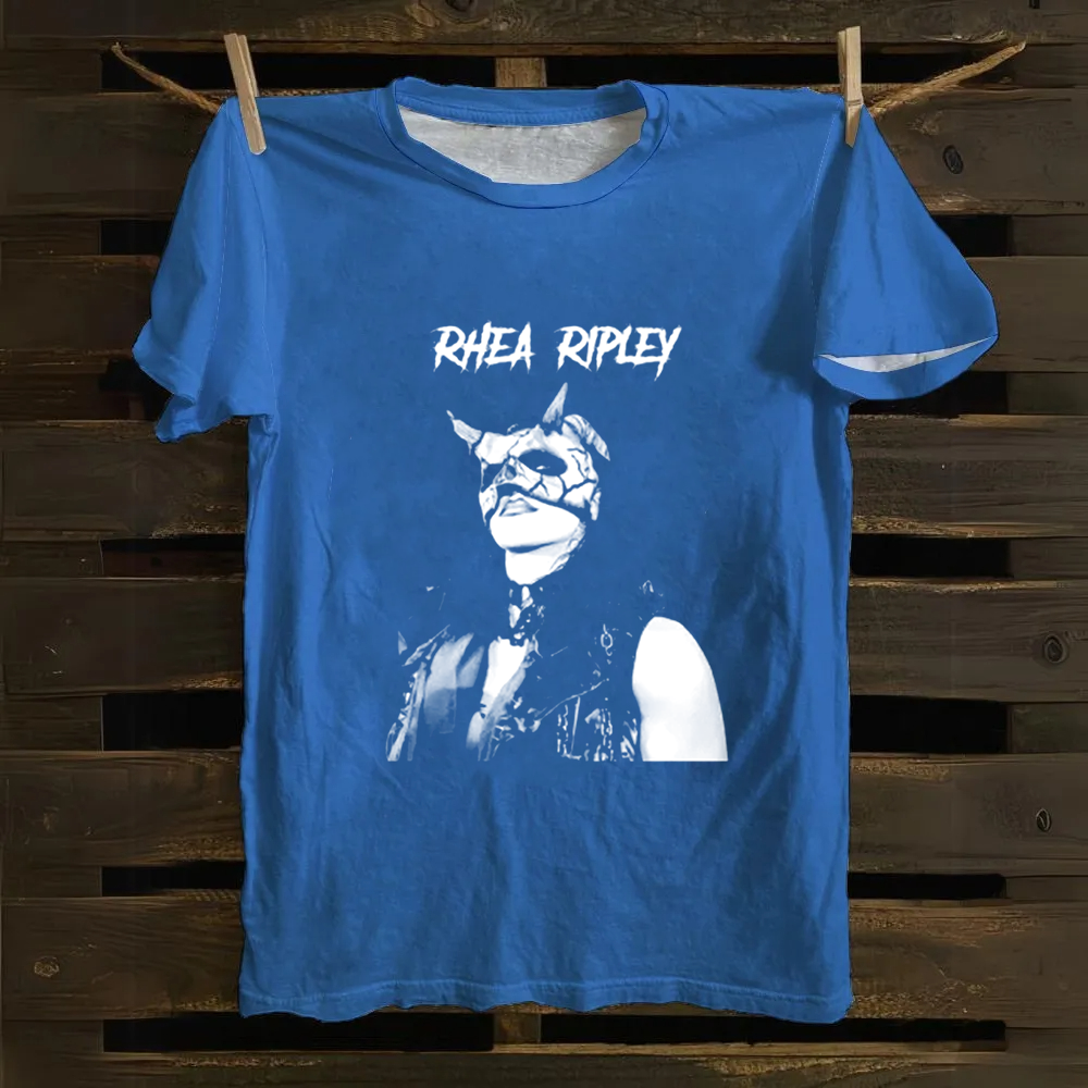 WWE Rhea Ripley The Mask Cotton T-Shirt