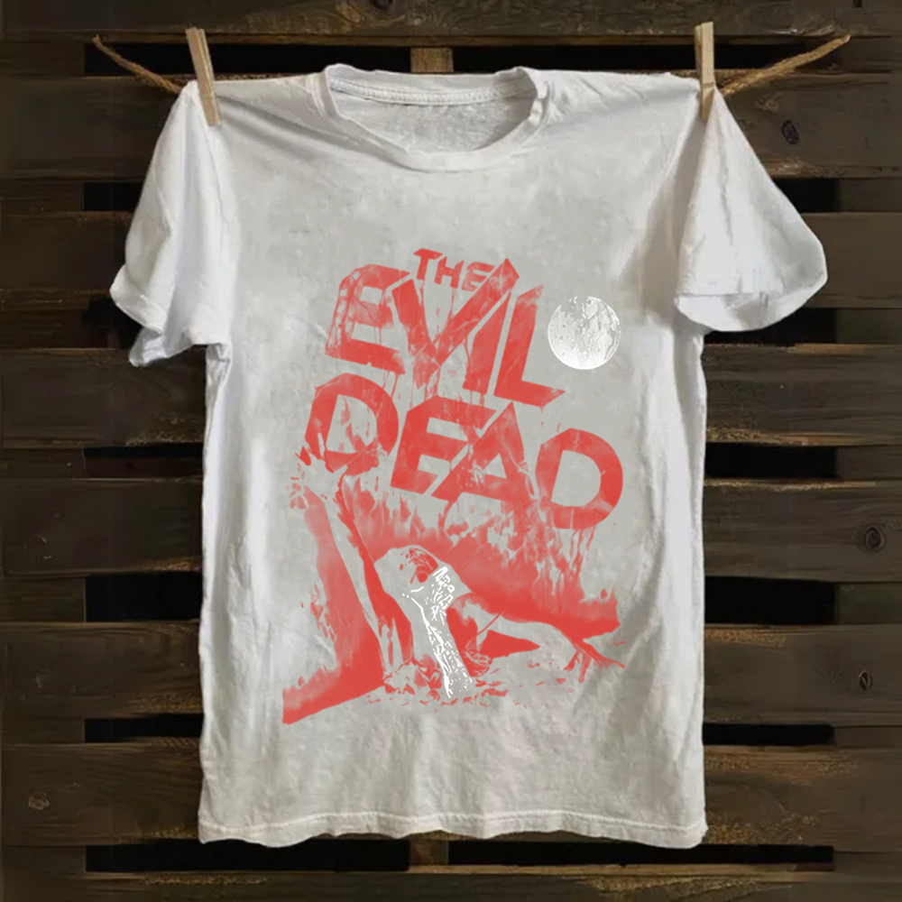 Unisex Vintage Evil Dead Cotton T-Shirt
