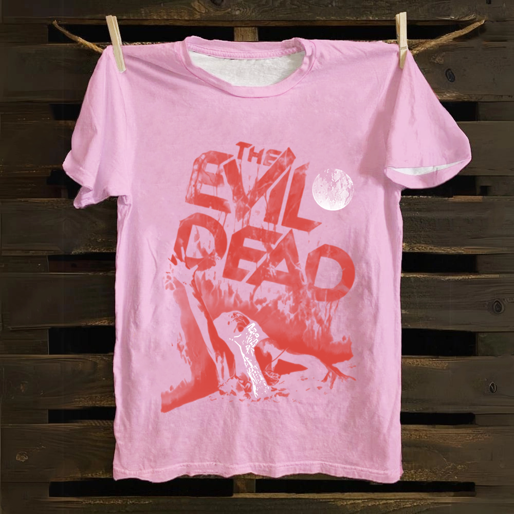 Unisex Vintage Evil Dead Cotton T-Shirt