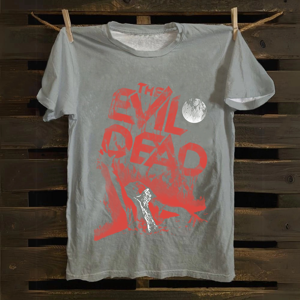 Unisex Vintage Evil Dead Cotton T-Shirt
