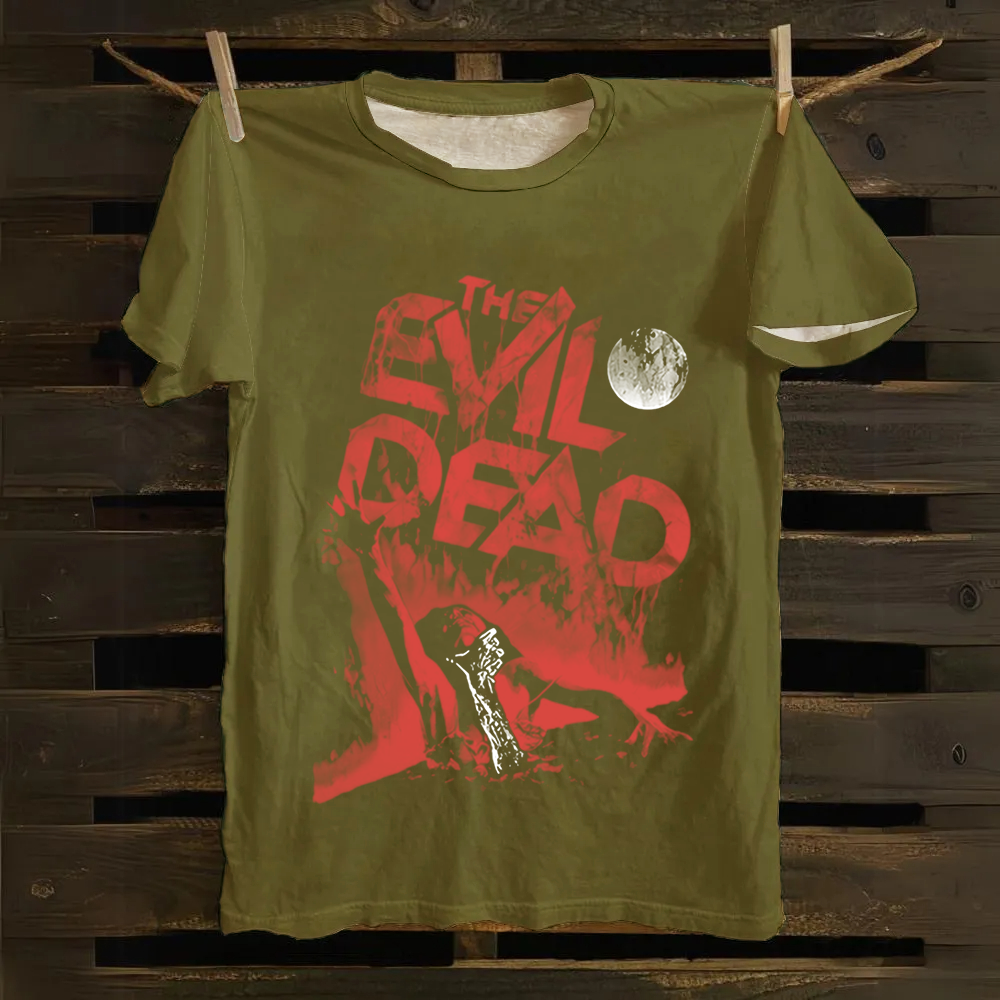 Unisex Vintage Evil Dead Cotton T-Shirt