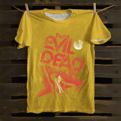 Unisex Vintage Evil Dead Cotton T-Shirt