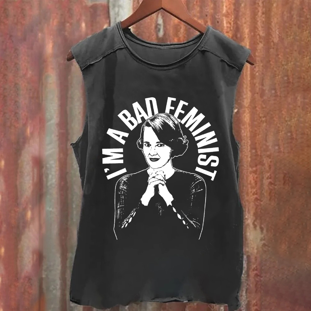 Unisex Vintage Washed Fleabag Drama TV Series Tank Top