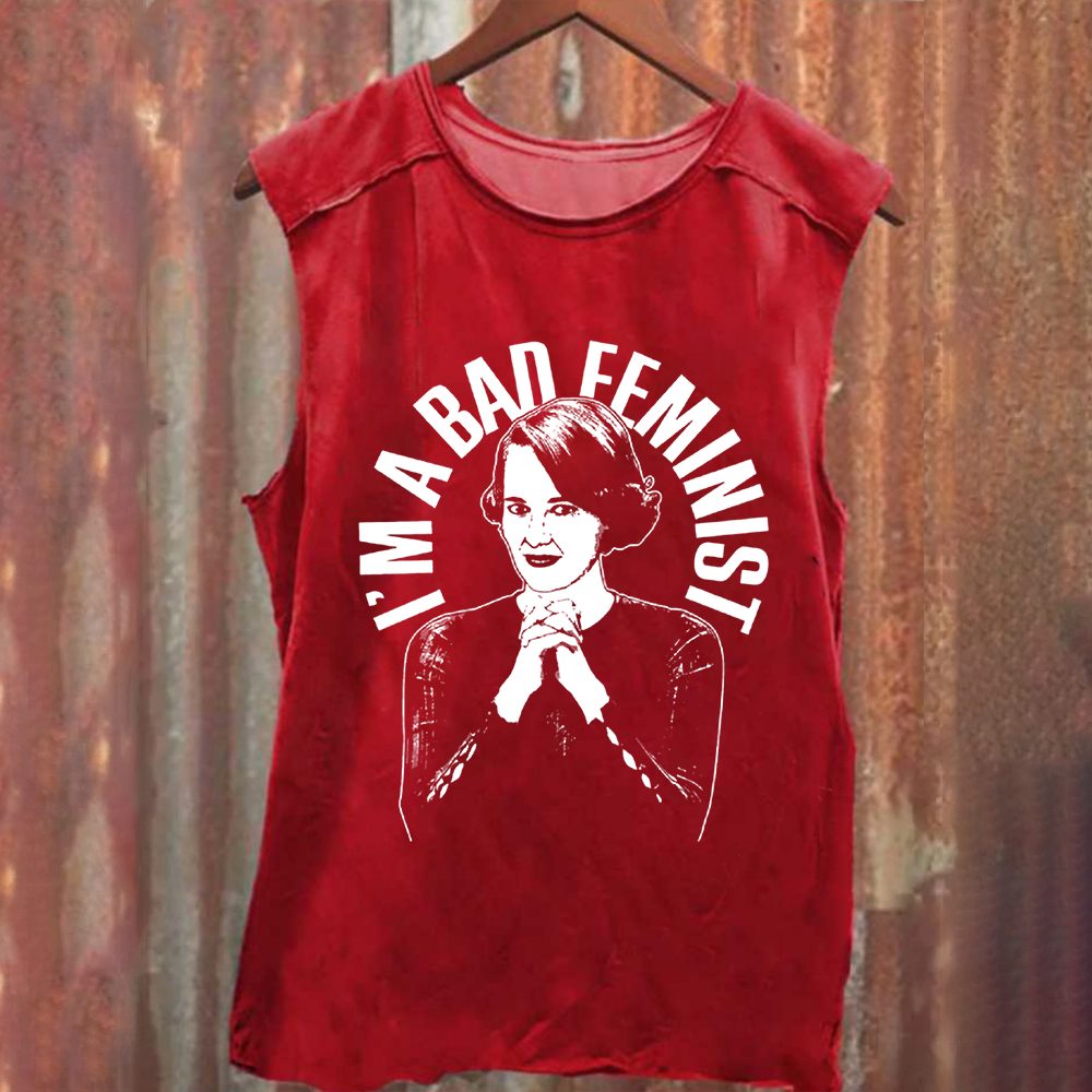 Unisex Vintage Washed Fleabag Drama TV Series Tank Top